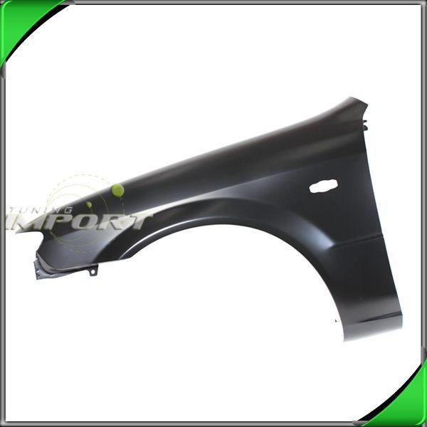 2002-2003 mazda protege left front fender primed black steel replacement lh capa