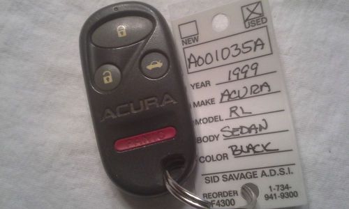 1999 acura  rl oem  key fob door lock clicker