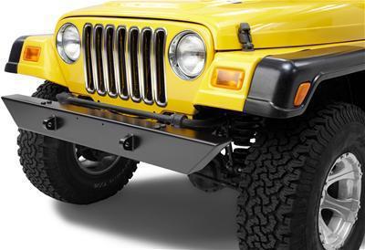 Pavement ends bumper front steel black brush style jeep each