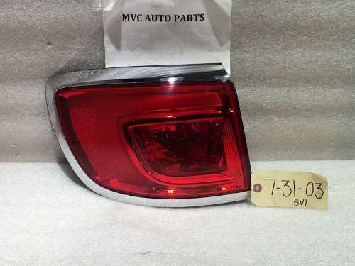 2013 - 2016 buick enclave genuine factory driver side taillight oem 23507295