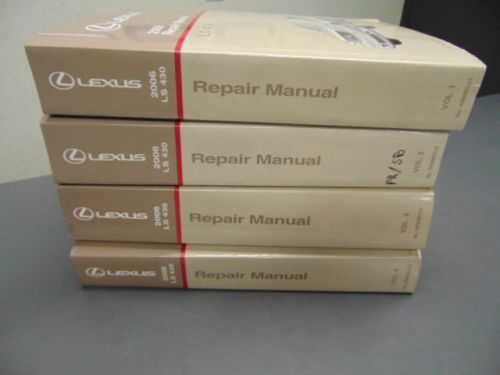 Lexus ls430 factory service manuals 2006