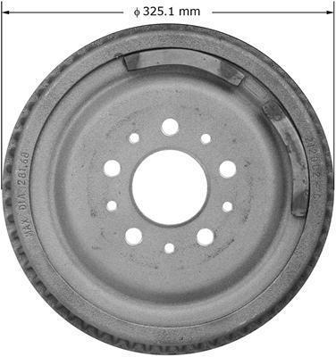 Two (2) bendix brakes pdr0202 brake drum cast iron rear ford mercury