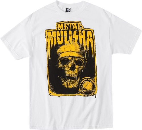 Metal mulisha m155s18124wht2x tee mm nt stalker wht 2x