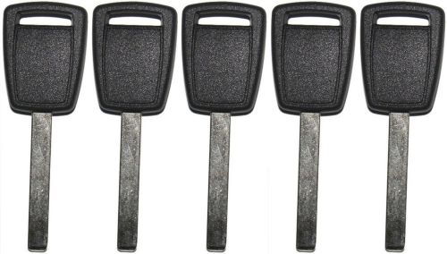 5 new gm replacement transponder chip side mill uncut key blade blanks b119-pt