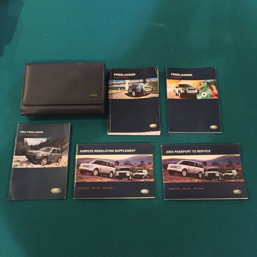 2004 land rover freelander owners manual