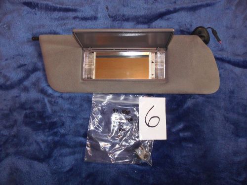 87-91 92 93 94 95 96 97 jeep cherokee xj sunvisor sunshade w/ sun visor clip rh