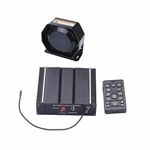 100w electronic siren speaker with siren box microphone pa system 20 tones