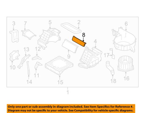 Subaru oem 09-13 forester blower motor fan-flap 72233fg010