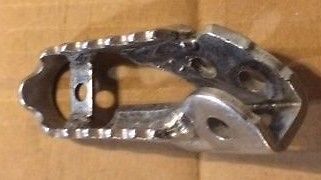 Footpeg, right; used honda p/n 50612-gc4-730 fits 1984 cr60r 1984 cr80r