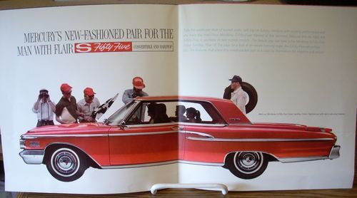 1962 62 mercury monterey fifty five dealership sales brochure folder catalog