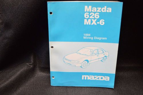 Mazda 626 &amp; mx-6 1994 wiring diagram manual- nice!