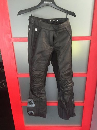 Joe rocket roxie leather womens riding pants (weekend sale)