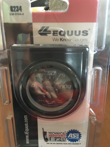 Equus oil pressure gauge black series 6234