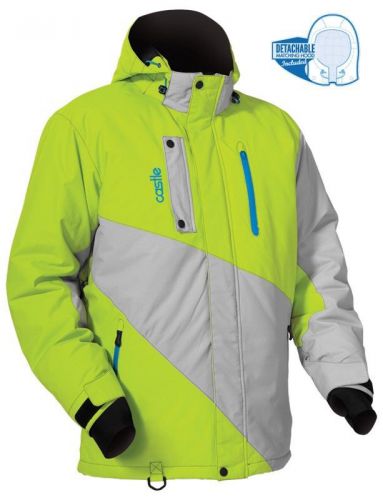 Castle x racewear core youth snowmobile jacket lime