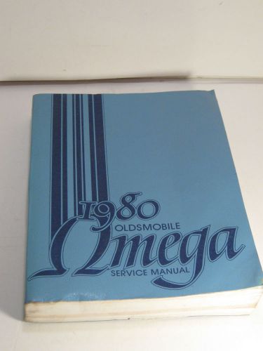 1980 oldsmobile omega service manual oem general motors corp.