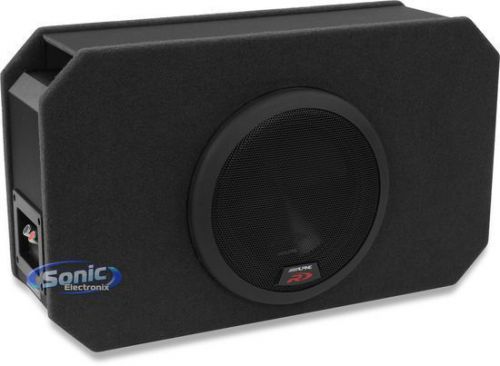 New! alpine sbr-s8-4 ported single 1000w 8&#034; loaded type-r subwoofer enclosure