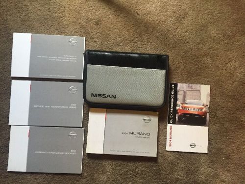 2004 nissan murano owner&#039;s manual