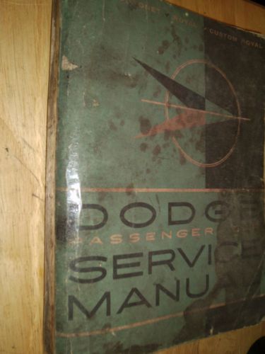 1957 dodge car shop manual / shop book / used original