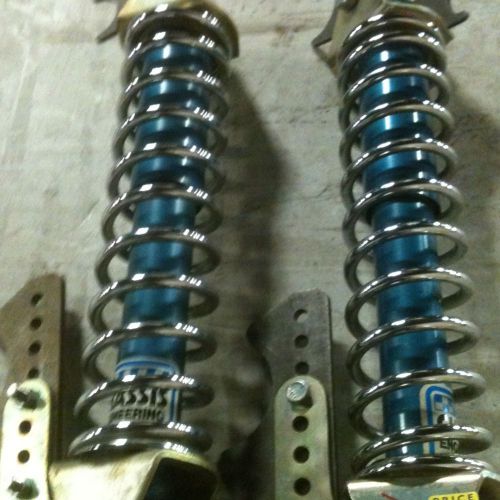 Chassis engineering economy spring over shock w/chrome springs