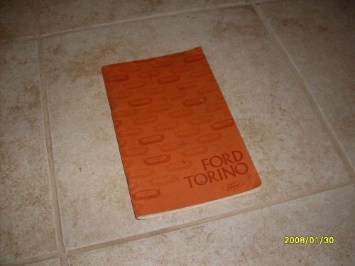 1975 ford torino owners manual owner&#039;s guide book original