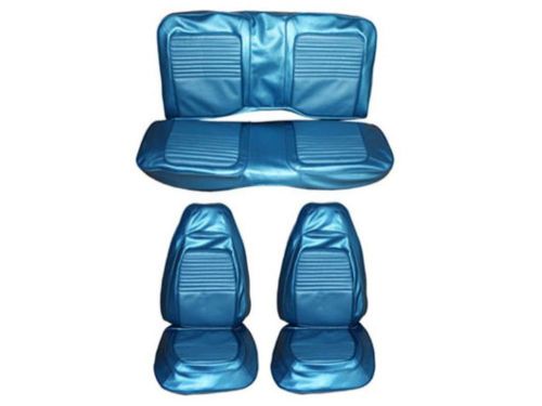 Pg classic 5504-buk-338 1970 barracuda cuda  bucket seat cover set (blue)