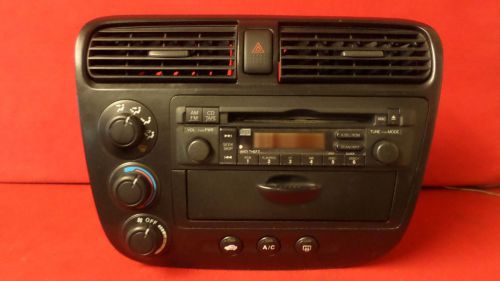 2001 2002 2003 2004 2005 honda civic climate control radio cd player bezel oem