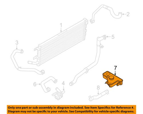 Ford oem cooling system-expansion tank be5z8a080c
