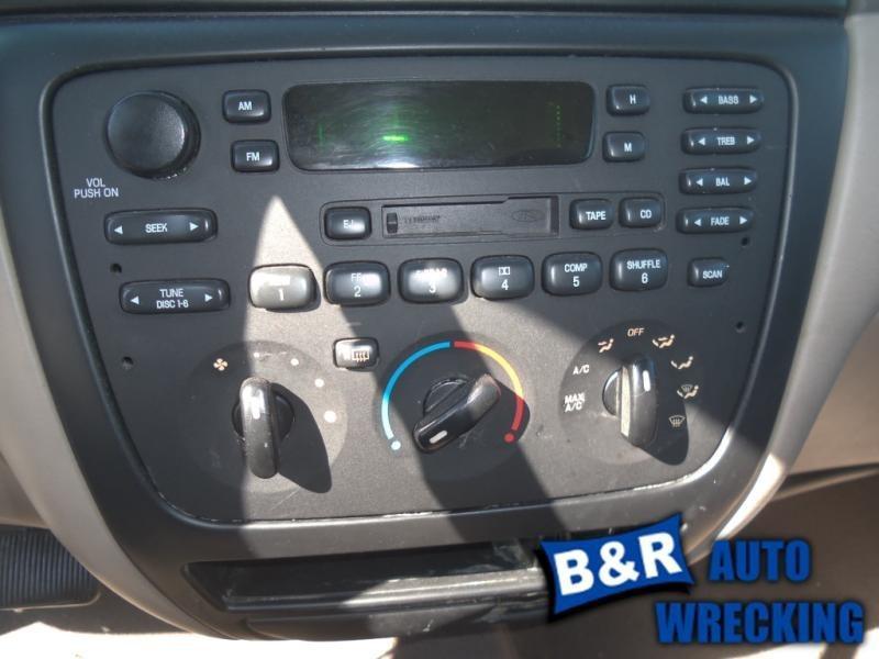 Radio/stereo for 00 ford taurus ~ am-fm cass-cd cont man temp cont