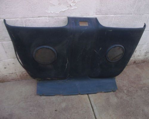 1967 amc marlin rear deck package tray behind rear seat under rear window grills