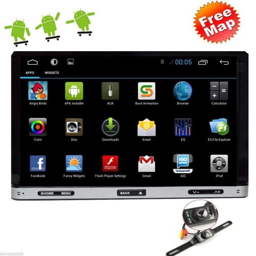 Backup camera android 4.4 7&#034;2din 3g-wifi car gps dvd player in dash radio stereo