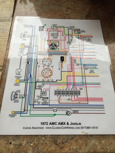 Amc wiring diagram and 1972 consumer book