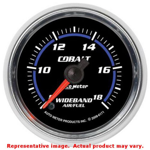 Auto meter 6171 cobalt series bright anodized 2-1/16&#034; (52.4mm) range: 8:1-18:1