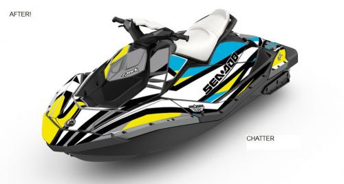Sea-doo graphics kit, new, chatter, scs unlimited, sea-doo spark, retail $585.00