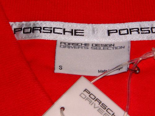 Porsche design driver&#039;s selection nos red polo usa:small, euro:medium nibwt