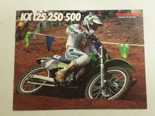 Kawasaki motocross brochure