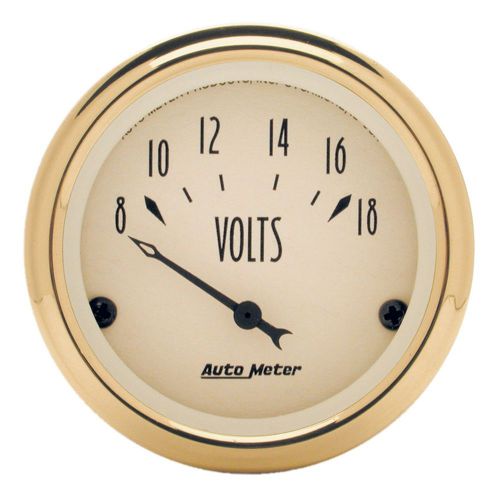 Auto meter 1592 golden oldies; voltmeter gauge