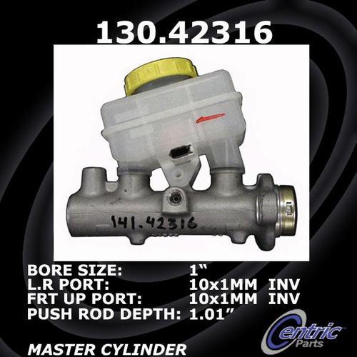 Centric 130.42316 brake master cylinder-premium master cylinder-preferred