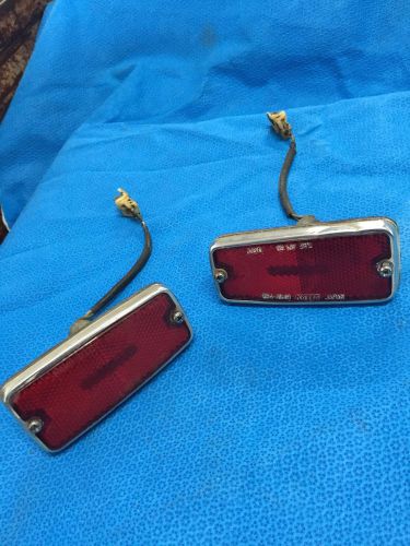 2x rear side marker lights fj40 genuine 77 toyota land cruiser m