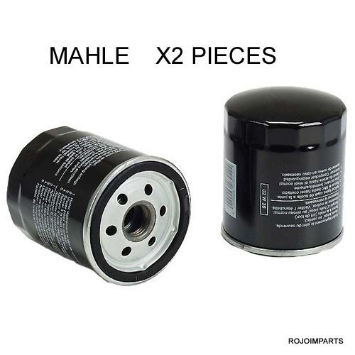 Bmw 2000 tii 2002 318i 320i m3 oil filter spin on mahle oem oc25 set of 2 new