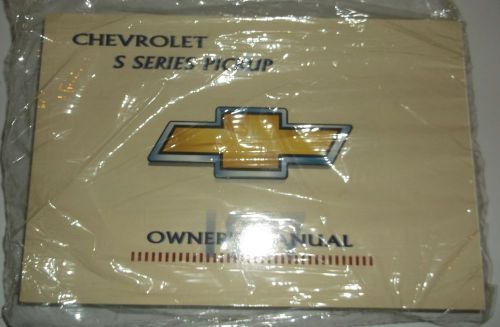 New nos 1997 chevrolet s series pickup truck owners manual original