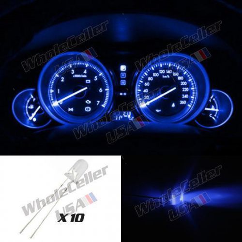 10x blue led mini lamp bulb instrument cluster repair kit for 03-06 gm gmc