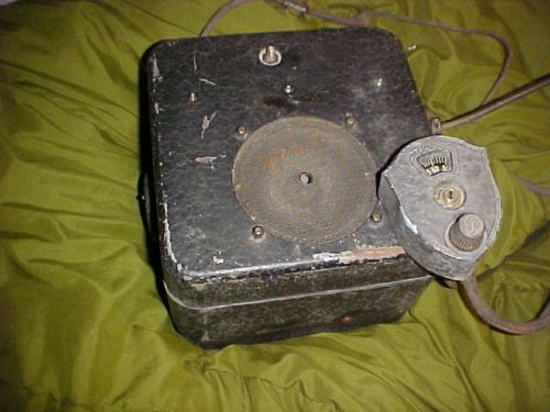 1930&#039;s packard? car radio ge b40 radio &amp; control head