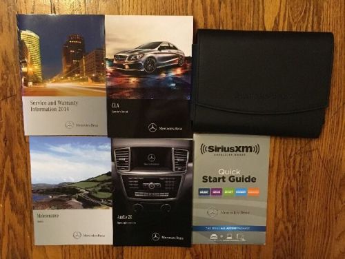 2014 mercedes-benz cla owner manual books in case