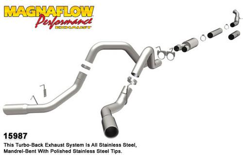 Magnaflow 15987 dodge diesel cummins, 5in. high-output magnaflow diesel exhaust