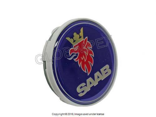 Saab 9-3 9-3x 9-5 900 9000 (96-11) center hub cap for alloy wheel (1) genuine