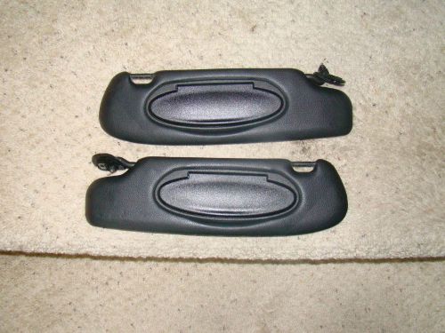 Porsche oem factory original genuine  987 boxster cayman generation 2 sun visors