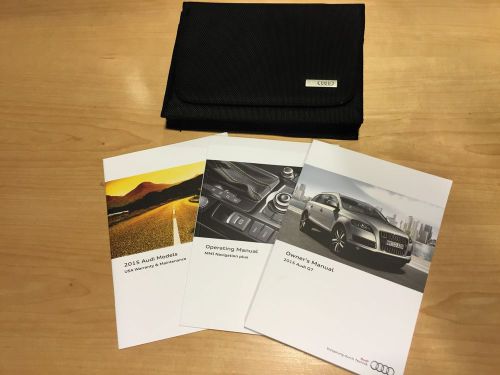 2015 audi q7 instruction manuals