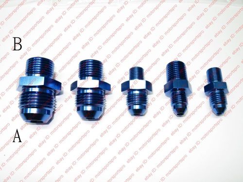 An4 an6 an8 an10 metric straight universal hose adapter/ fitting