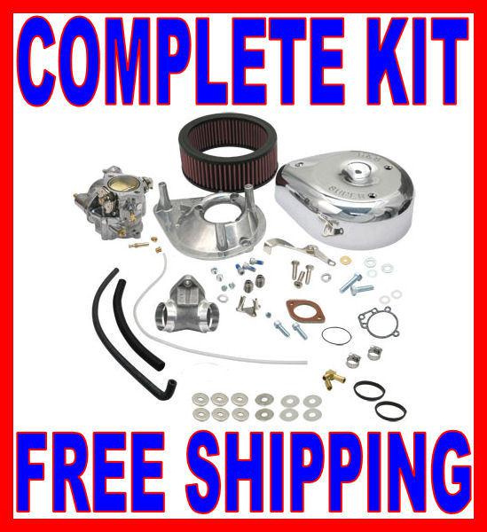 New s&s super e shorty carb carburetor kit 1986-1990 harley sportster xl 11-0408