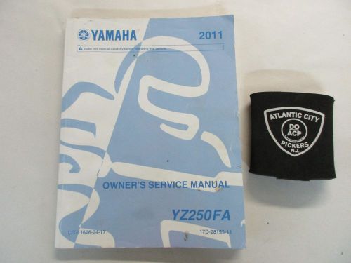 2011 yamaha yz250fa motorcycle service shop repair manual # lit-11626-24-17